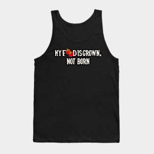 Vegan saying Vegetables Tank Top